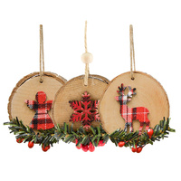 Drewniana zawieszka - kratka