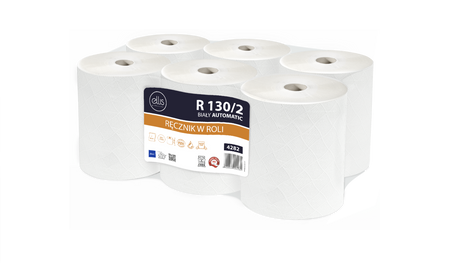 Ręcznik celulozowy maxi biały R130 6szt. automatic 2 warstwy