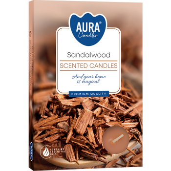 Podgrzewacze zapachowe Drzewo sandałowe 6szt 4h