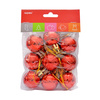 Bombki disco (9 szt.) czerwone