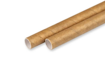 Słomka papierowa 197mm fi8 Kraft 100szt