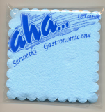 Serwetki 15x15 120 szt. niebieskie