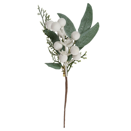 Świąteczna gałązka białe jagody C