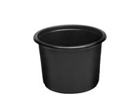 Pojemnik wielorazowy na zupę czarny 500 ml 50 szt fi115 zgrzew