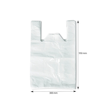 HURT - Torba hdpe biała 30/9/55 10um biała 170szt.