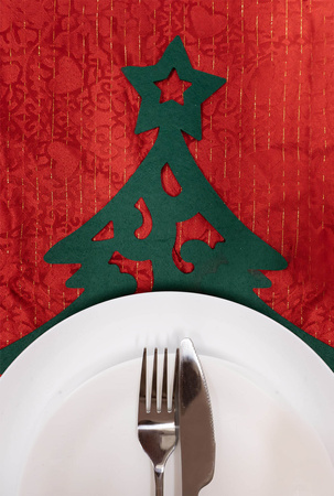 Podkładka filcowa - choinka