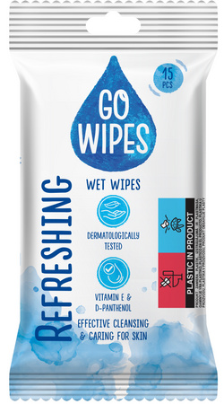 GOWIPES chusteczki nawilżane uniwersalne 15 szt.