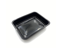 Pojemnik wielorazowy niedzielony 227/178/50 czarny 50szt zgrzew