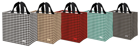 Torba Polipropylen Laminowana Pepitka 35x20x35cm