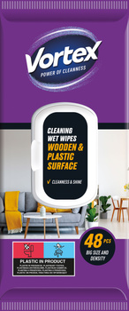 HURT - VORTEX chusteczki nawilżane do mebli, flip top, 48 sztuk