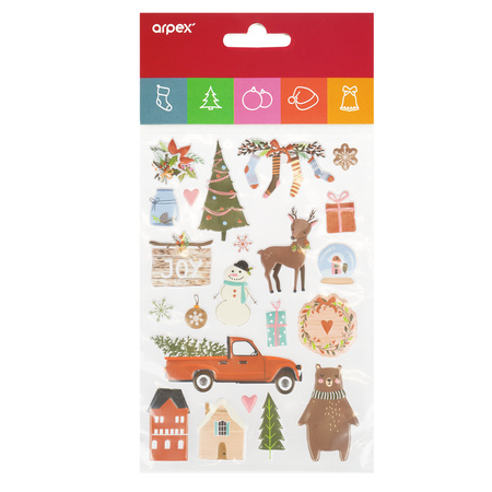 Naklejki - świąteczne wzory 3D