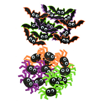 Piankowe naklejki halloweenowe (12 szt.)