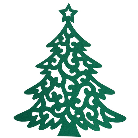 Podkładka filcowa - choinka