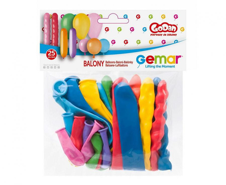 Balony Zestaw "Hit 25" 25szt