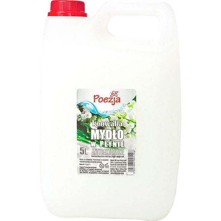 Poezja mydło w płynie 5L konwalia antybakteryjne