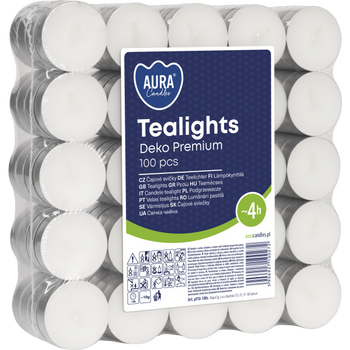 Świeczki podgrzewacze 100szt kostka 4h