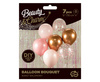 Bukiet balonowy B&C różowo-miedziany, 7 szt.