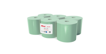 HURT - Ręcznik mak maxi zielony R130 6szt 1 warstwa