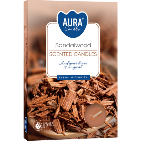 Podgrzewacze zapachowe Drzewo sandałowe 6szt 4h