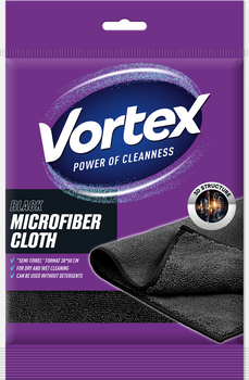 HURT - VORTEX Ściereczka z Mikrofibry - Czarny Półręcznik 30x50cm 1 szt
