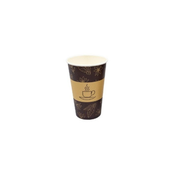 Kubek papierowy 300ml nadruk 50szt. Plastic Free