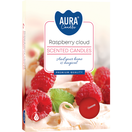 Podgrzewacze zapachowe Malinowa chmurka 6szt 4h