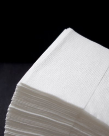 HURT - Serwetki do dyspensera 17x17 białe 400szt.