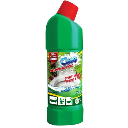 Cluo żel do toalet leśny 750ml+250ml gratis