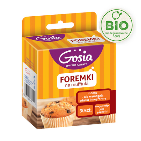 Foremki na muffinki BIO GOSIA 30 szt.