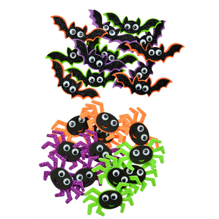 Piankowe naklejki halloweenowe (12 szt.)