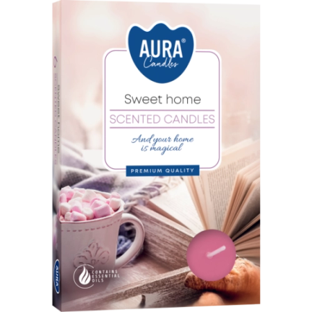 Podgrzewacze zapachowe Sweet Home 6szt 4h