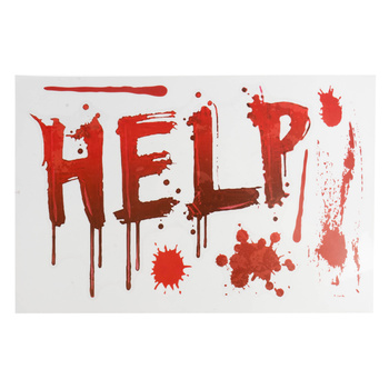 Halloweenowa dekoracja elektrostatyczna 1szt