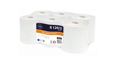 Ręcznik celulozowy maxi biały R120 6szt. 2 warstwy