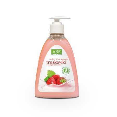 HURT - ABE mydło w płynie truskawka 500 ml x6szt