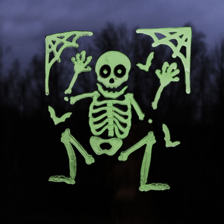Żelowa dekoracja na Halloween - świecąca w ciemności 1szt