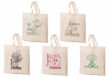 TORBA BAWEŁNA 38X42CM WARZYWA