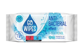 HURT - GOWIPES chusteczki nawilżane antybakteryjne D-panthenol 60szt x 16 op