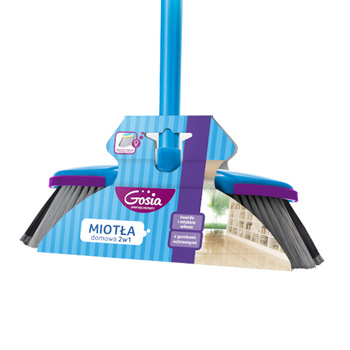 Miotła 2w1 w komplecie z kijem GOSIA