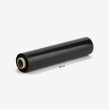 Folia ręczna czarna do palet 23um/50cm/2.5kg