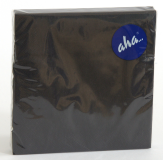 Serwetki 33x33 20 szt. czarne