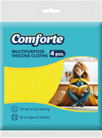 HURT - Ściereczki wiskozowe Comforte do czyszczenia uniwersalne, 300 * 350mm, 3+1 szt