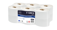 Papier toaletowy celulozowy biały T100 Professional 2 warstwy 12szt.