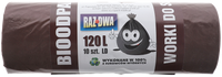 Worki do segregacji odpadów 120L brązowe - bio a10