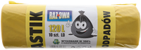Worki do segregacji odpadów 120L żółte - plastik/metal a10