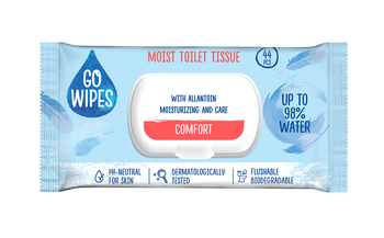 HURT - GOWIPES nawilżany  papier toaletowy Comfort Flip top 44szt x 20 op