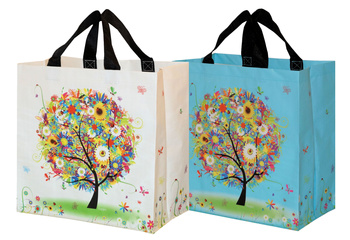 TORBA POLIPROPYLEN LAMINOWANY DRZEWKO SZCZĘŚCIA 35X20X35CM