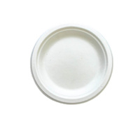 Okrągły talerz ekologiczny z pulpy trzcinowej fi 23 50szt.