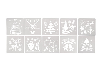 Szablony świąteczne wielokrotnego użytku (2 szt.)