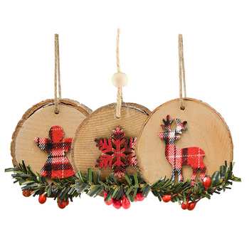 Drewniana zawieszka - kratka