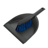 HURT - Zmiotka z szufelką z gumką Clip Azur